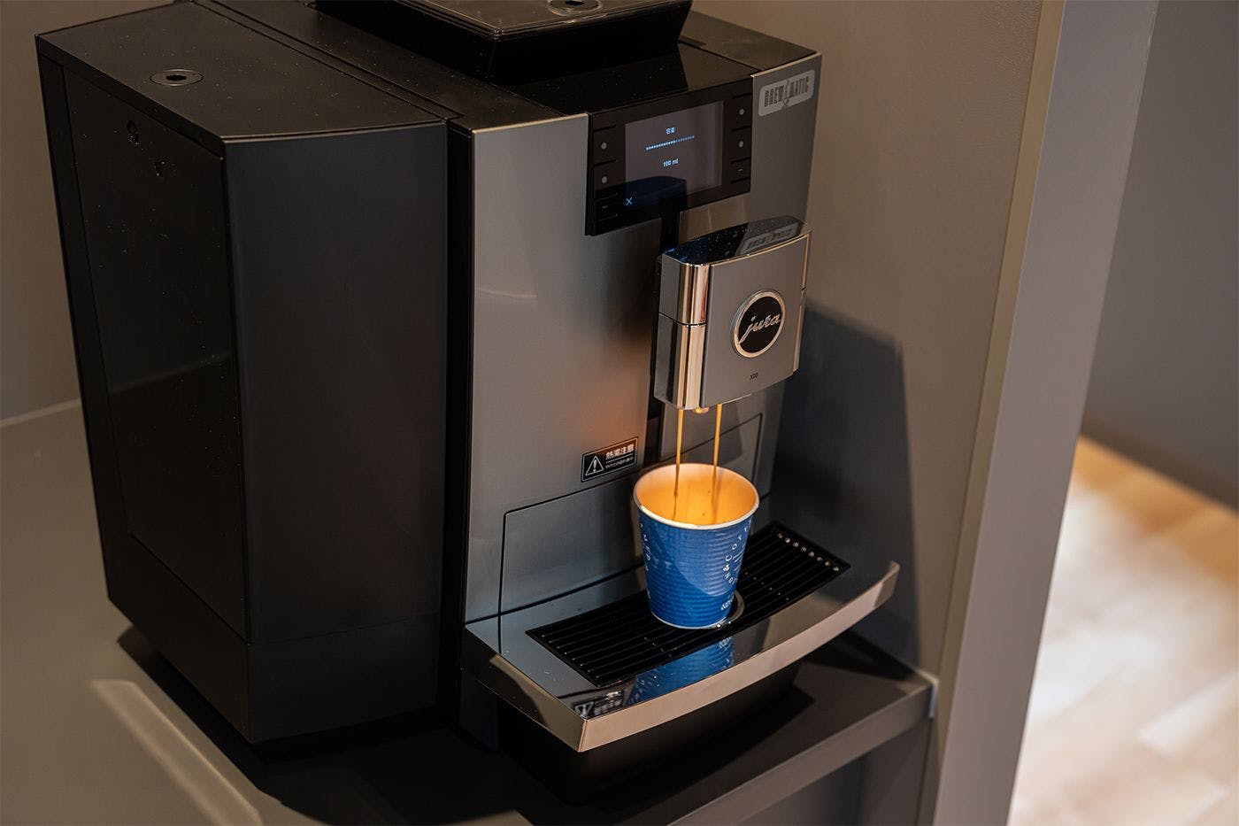 無料コーヒーコーナー