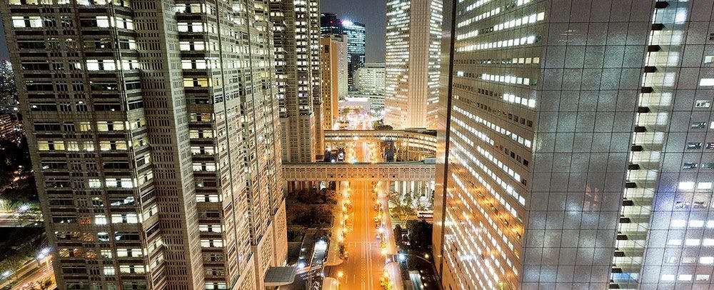 お部屋からの夜景（一例）