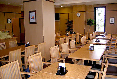 뷔페 아침 식사  