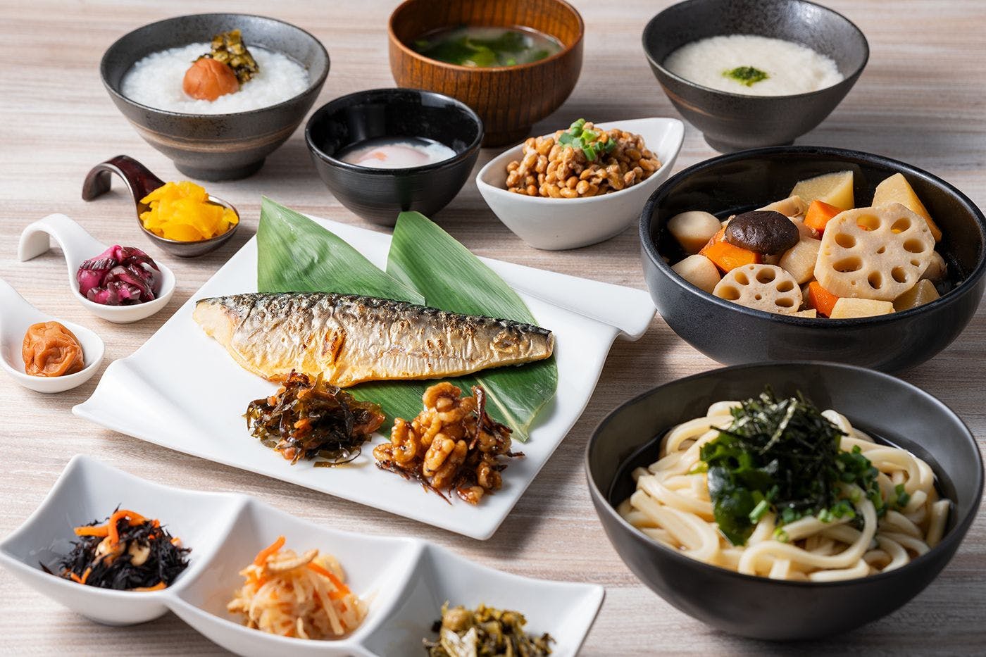 朝食ビュッフェ