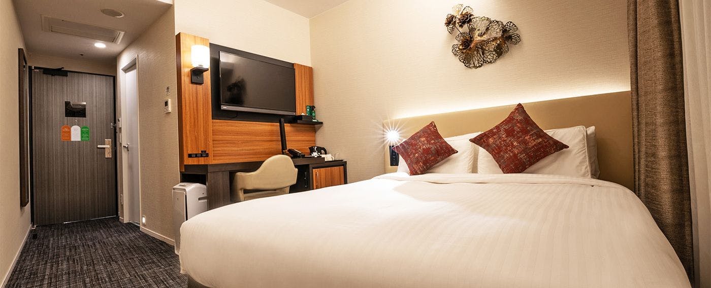 デザイン性と機能性を兼ね揃えた客室はビジネスにも観光にもおすすめ