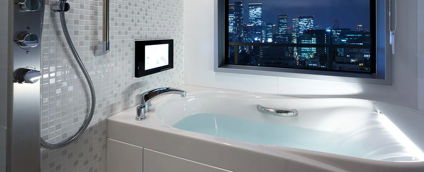 Kamar mandi dengan pemandangan