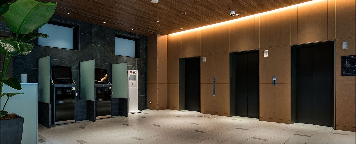 โถงลิฟต์ชั้นล็อบบี้