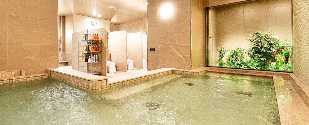 サウナ付き大浴場