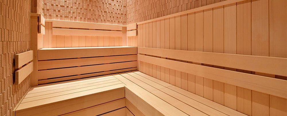 サウナ付き大浴場