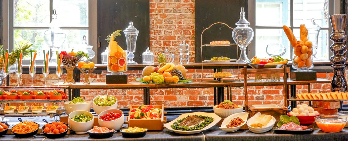朝食ビュッフェ