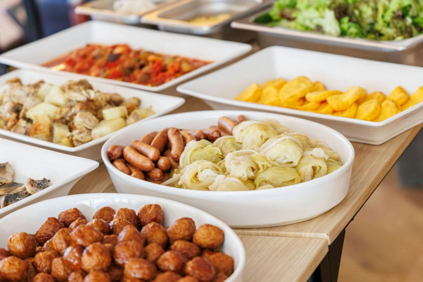 Tiệc buffet bữa sáng