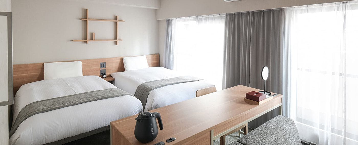 スーペリアルーム　27平米　ベット２台