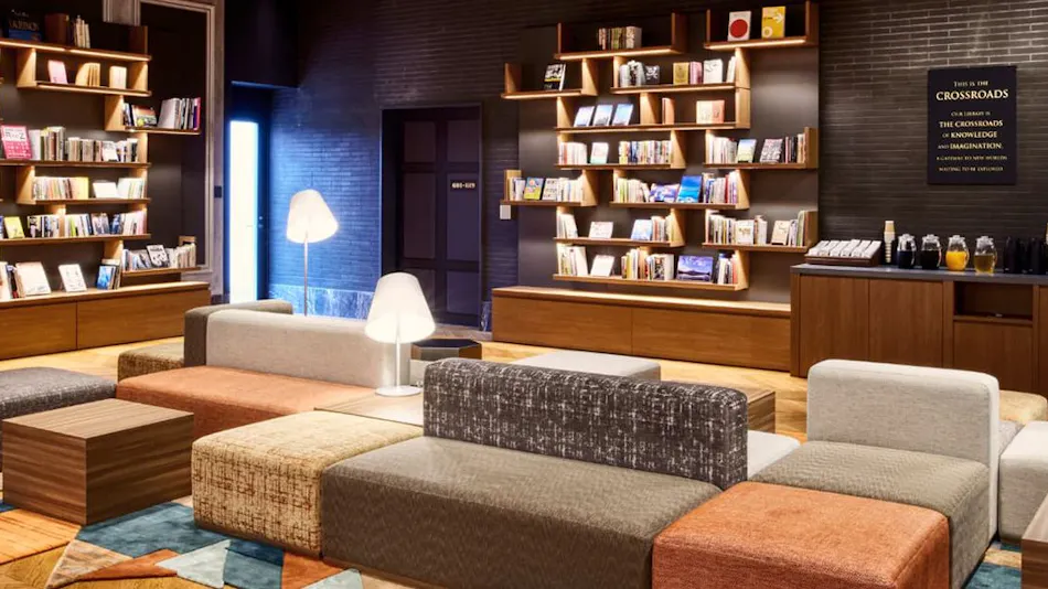 IN THE LIBRARY hotel and books TOKOROZAWA