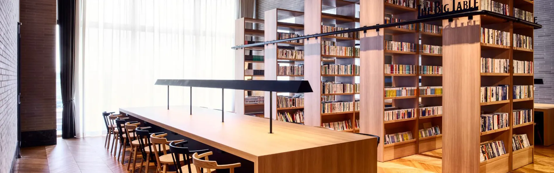 IN THE LIBRARY hotel and books TOKOROZAWA