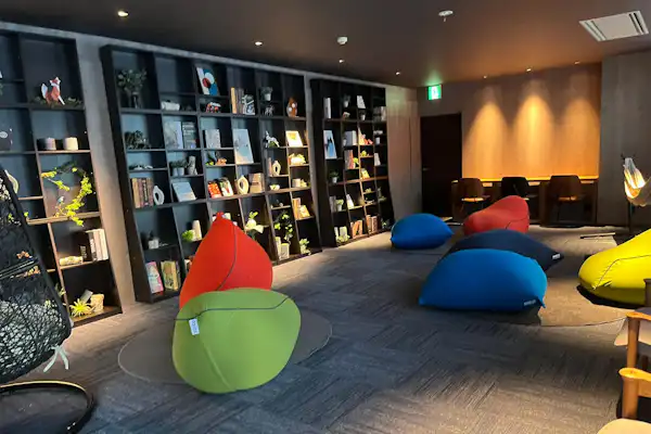 มุมพักผ่อนหลังแช่ออนเซ็น