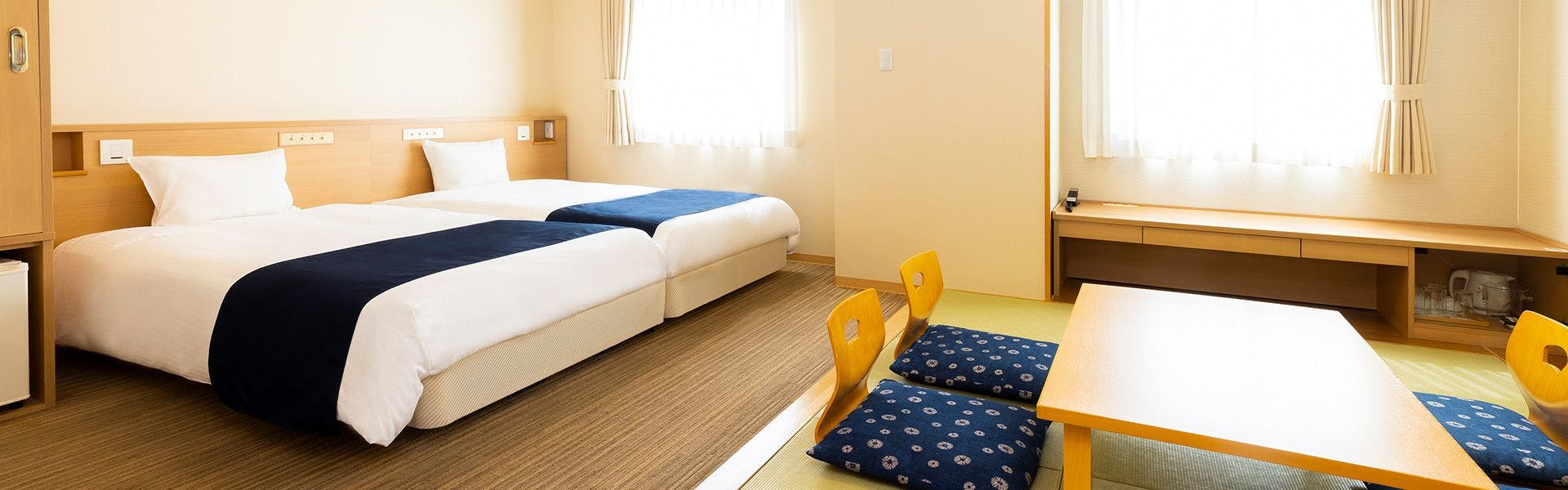 ห้องพักสไตล์ญี่ปุ่นและตะวันตก