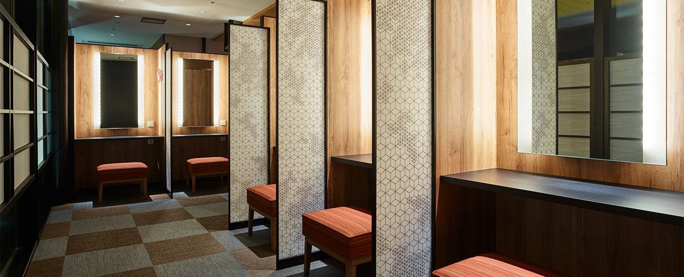 มุมแป้งสำหรับผู้หญิง