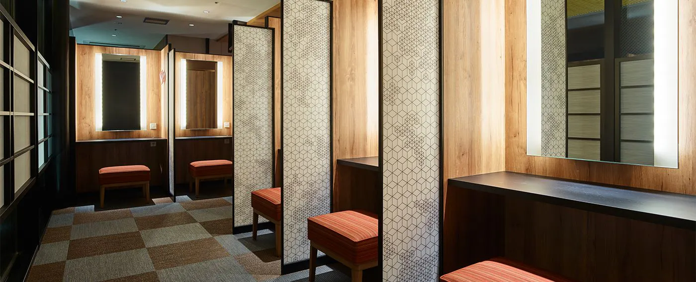 มุมแป้งสำหรับผู้หญิง