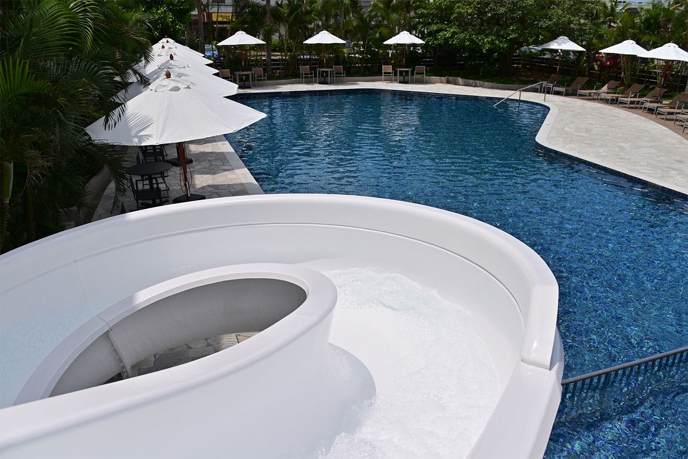 深受儿童喜爱的迷你水滑梯