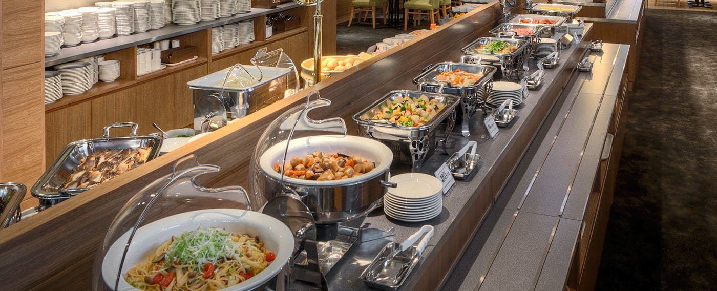 ภาพบุฟเฟ่ต์อาหารเช้า