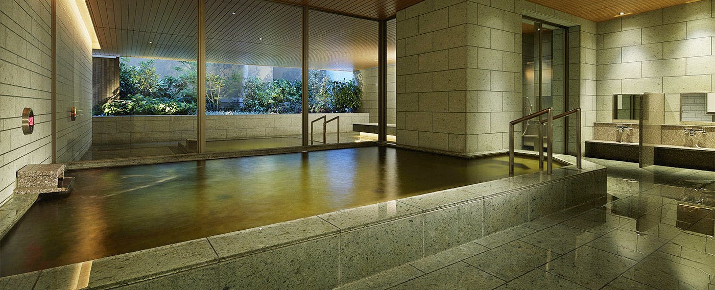 天然溫泉大浴場「天然溫泉柏之葉」