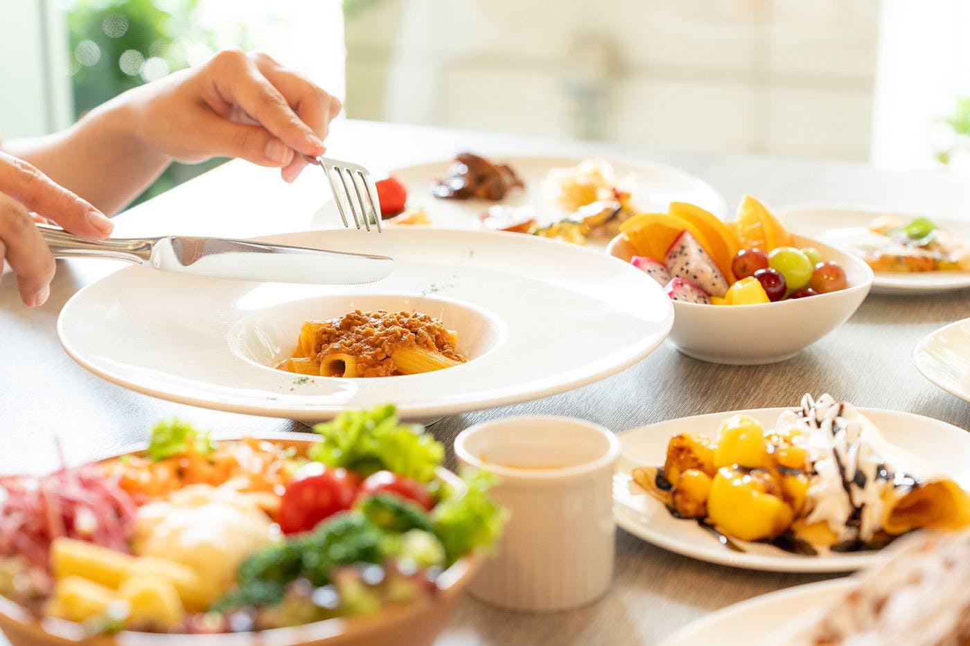 イタリア＆地中海料理の朝食ビュッフェ