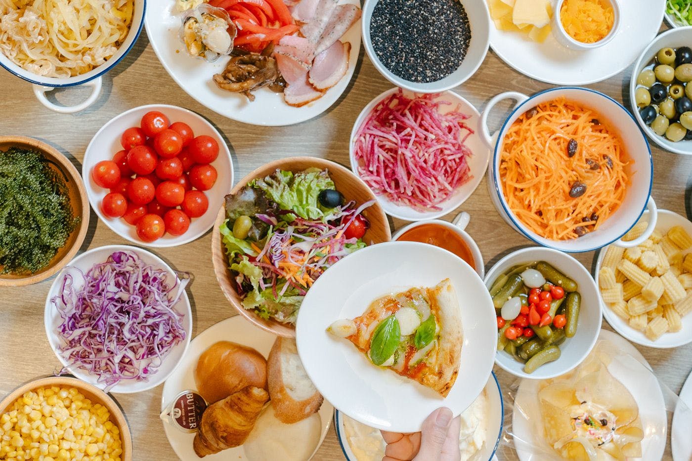 イタリア＆地中海料理の朝食ビュッフェ