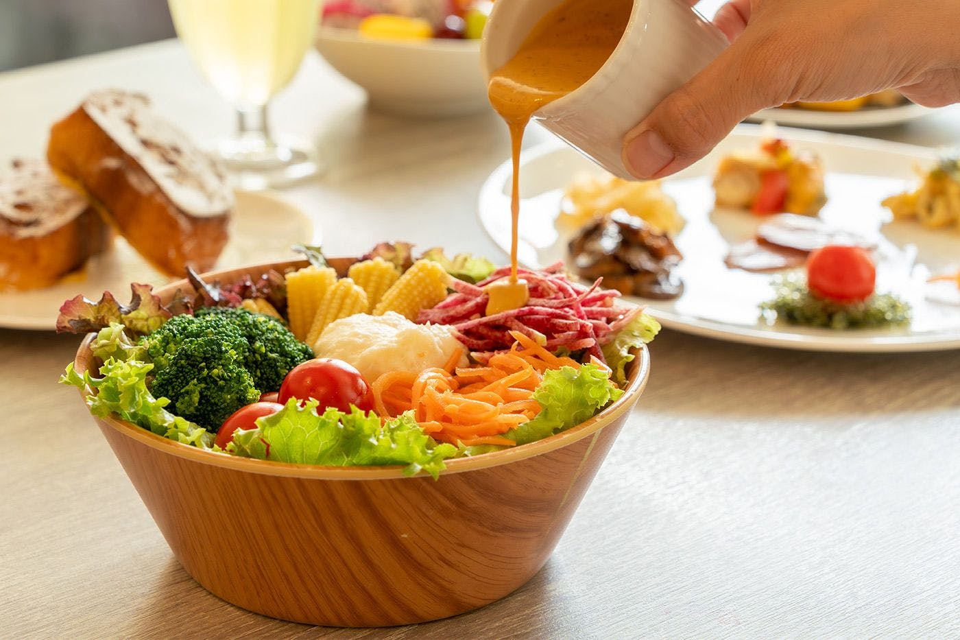 イタリア＆地中海料理の朝食ビュッフェ