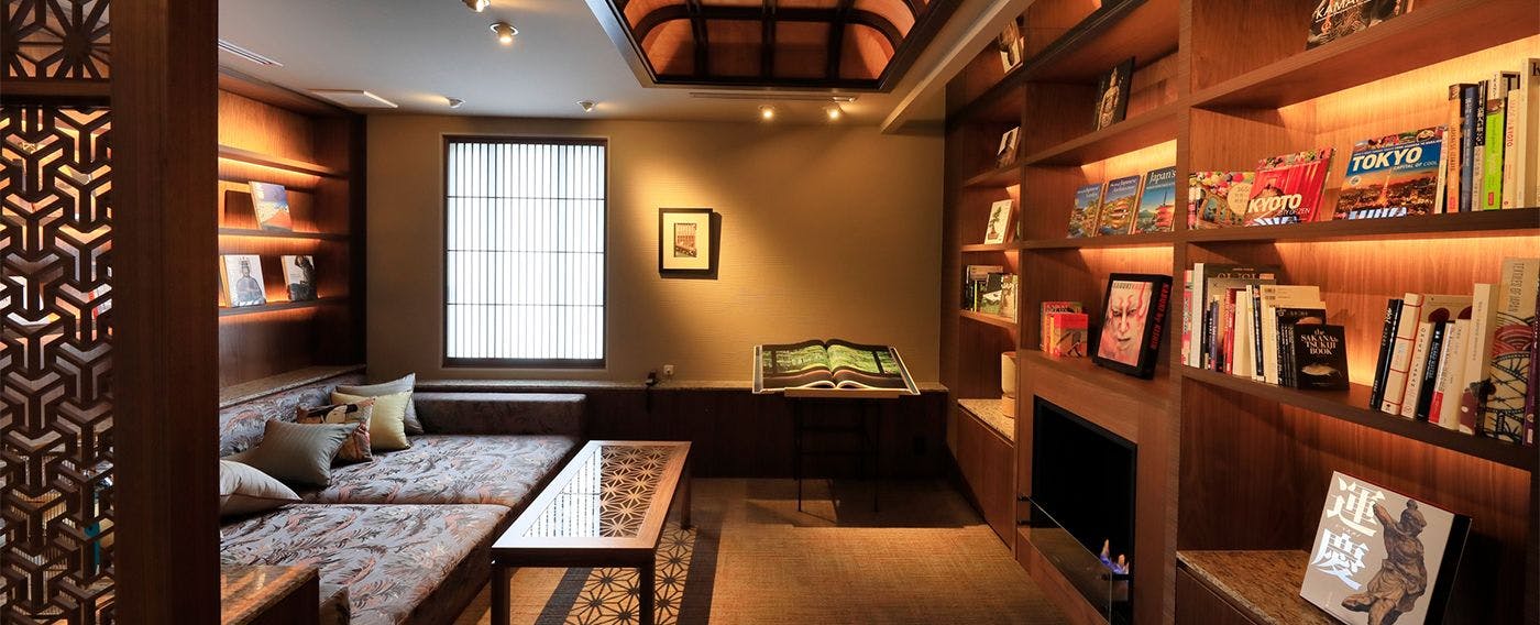 貸切風呂 湯処 月 併設ラウンジ