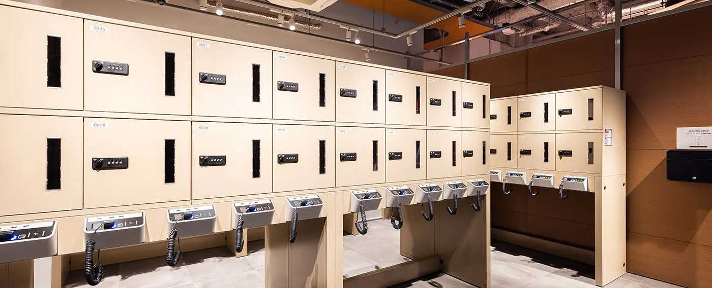 館内施設|1階・レンタルロッカー(無料)