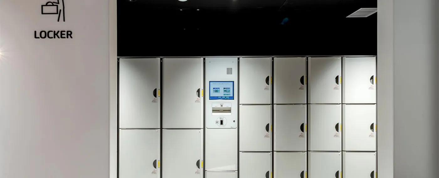 チェックイン前の無料ロッカー利用OK!