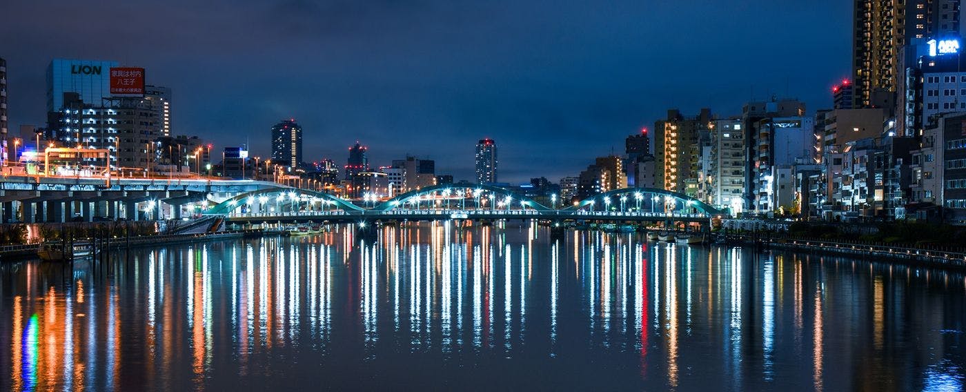蔵前橋夜景