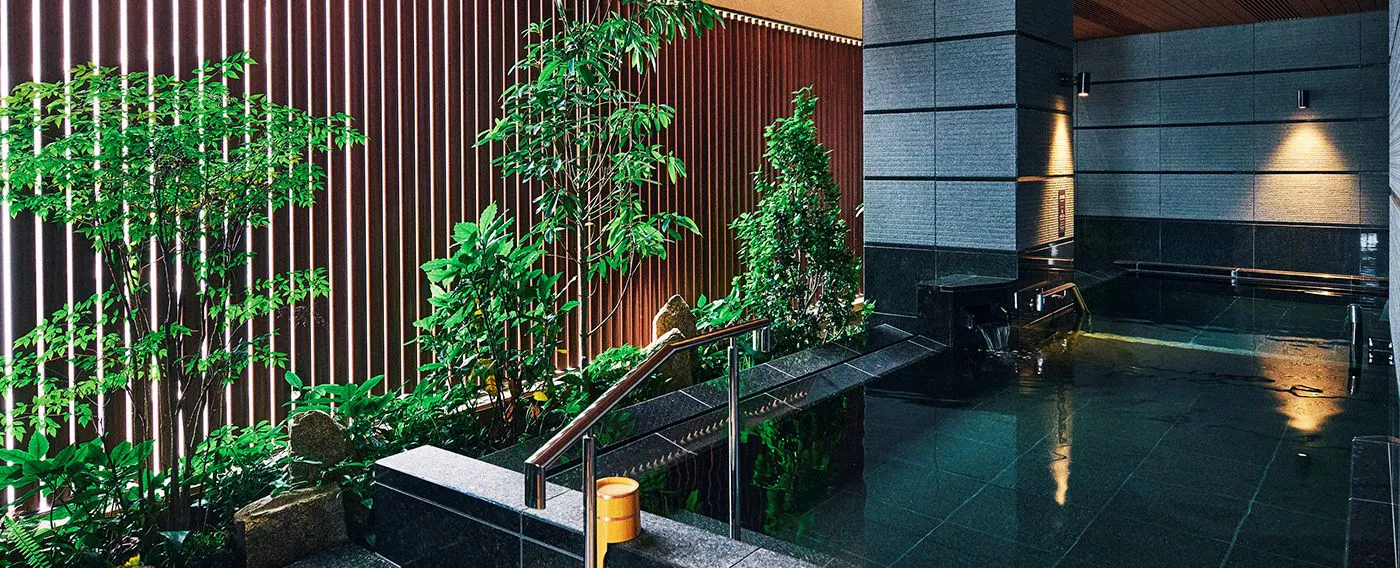 น้ำพุร้อนสวน