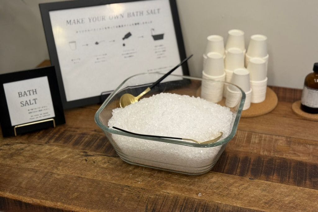 バスソルトコーナー