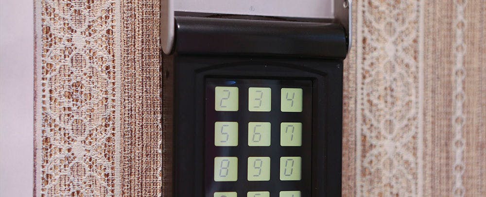 大浴場 電子ロックキー