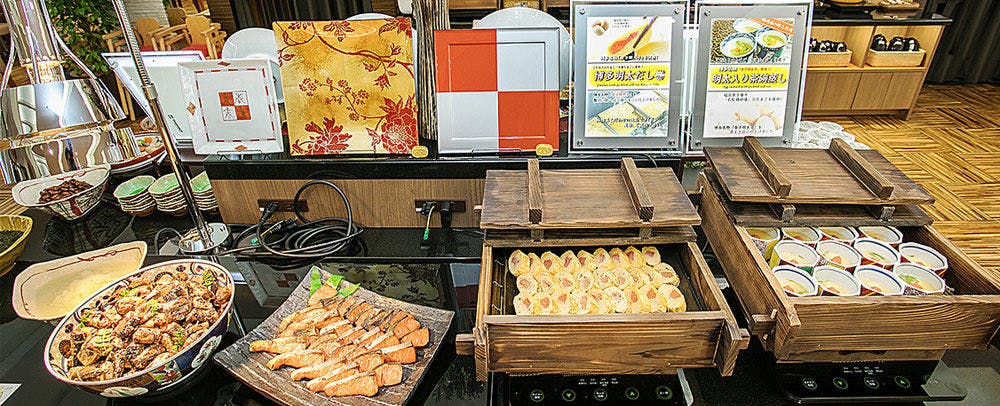 朝食バイキング
