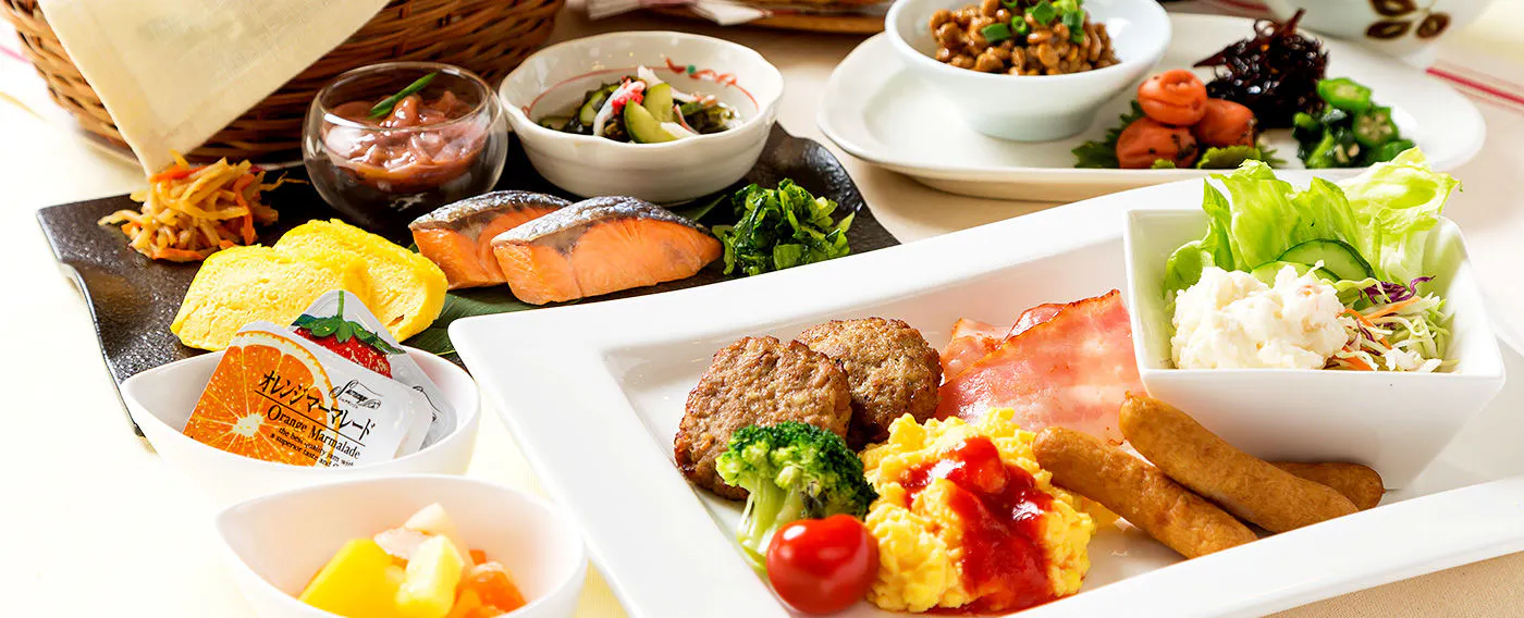 朝食ビュッフェ