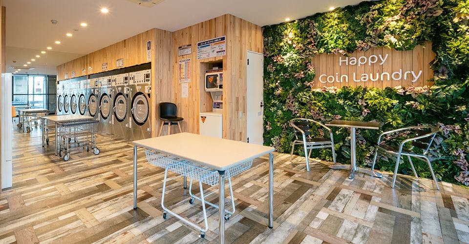映えるコインランドリー