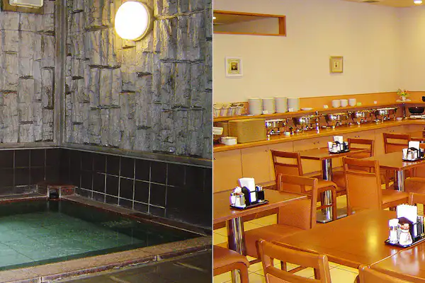 ห้องอาบน้ำสาธารณะ + ร้านอาหาร