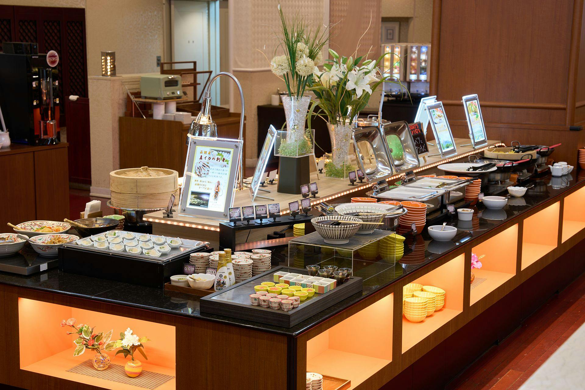 朝食バイキング