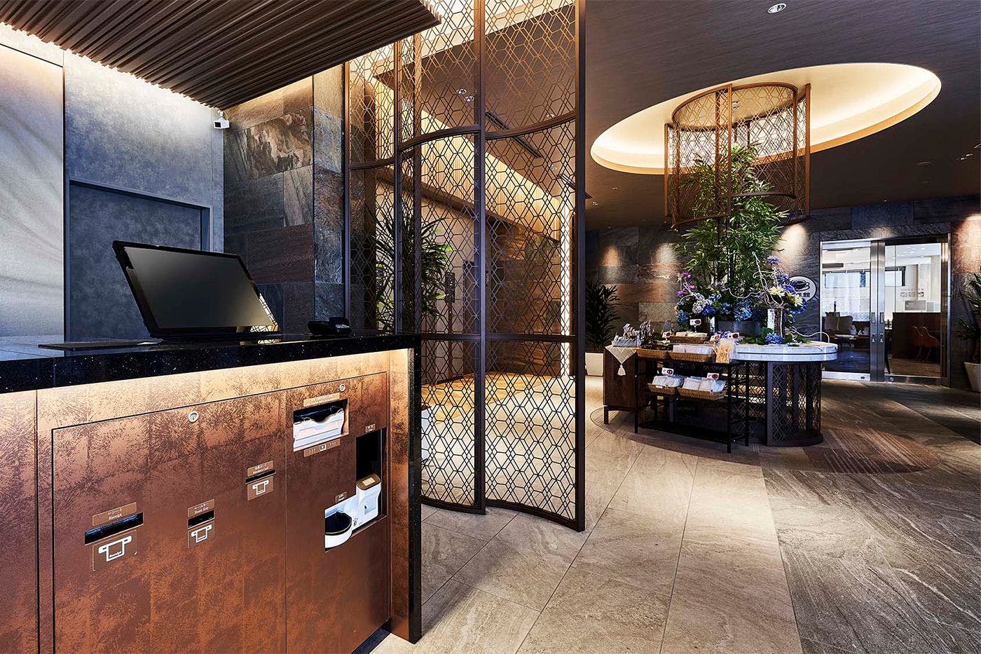 Kaunter penerimaan tetamu & lobi (Tingkat 1)