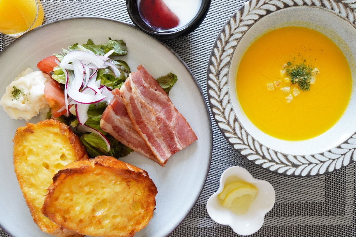 ＜洋食A＞～夏香るレモンシロップ添え～ フレンチトースト