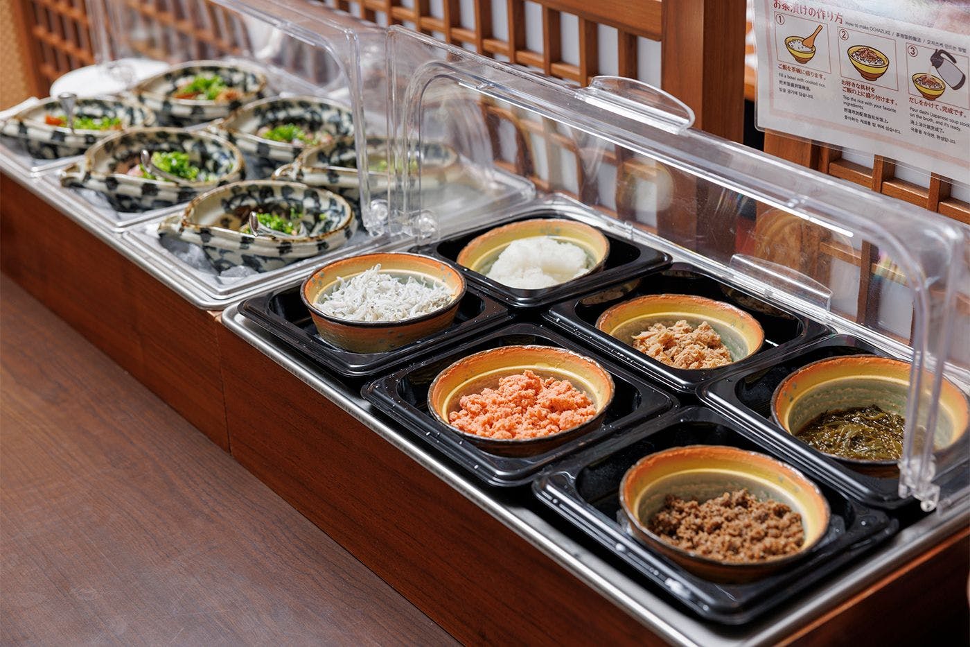 朝食｜お茶漬けコーナー