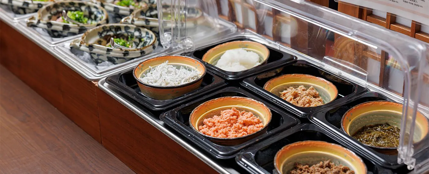 朝食|お茶漬けコーナー