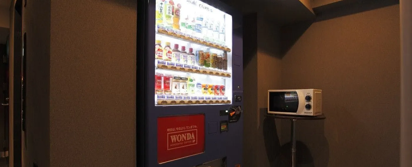 電子レンジ、自動販売機