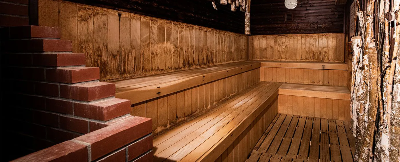 本格サウナでここちいい汗!