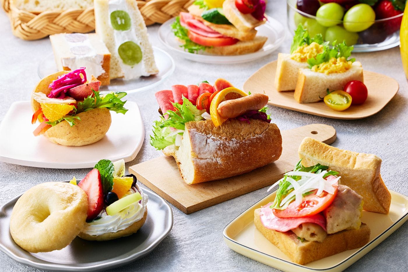 朝食ビュッフェ