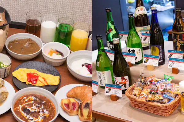 ตัวอย่างอาหารเช้า / ช่วงเวลาแห่งความสุข (เครื่องดื่มต้อนรับ)