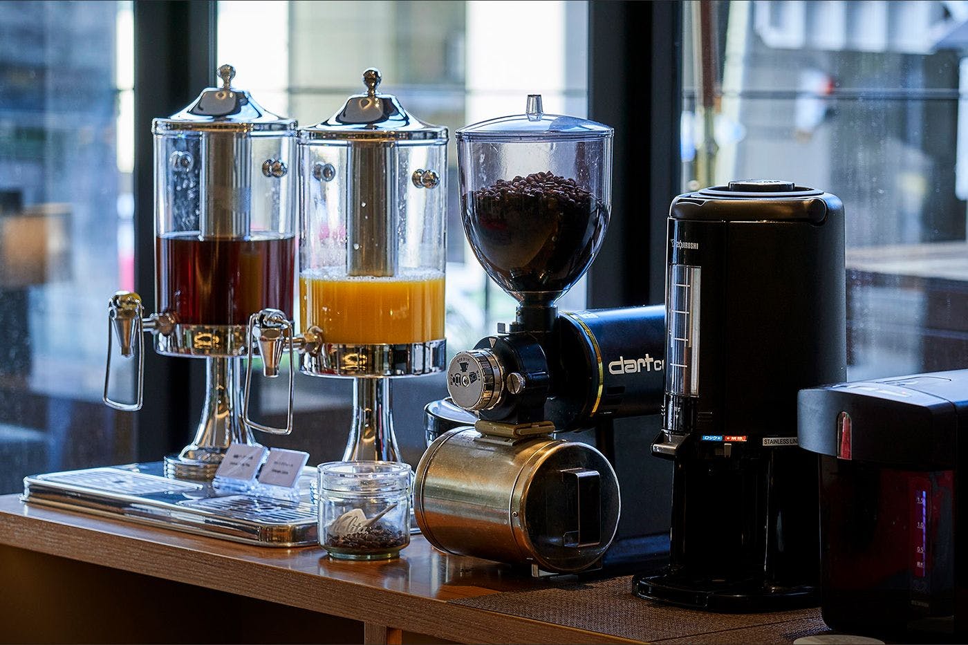 มุมเครื่องดื่มต้อนรับ