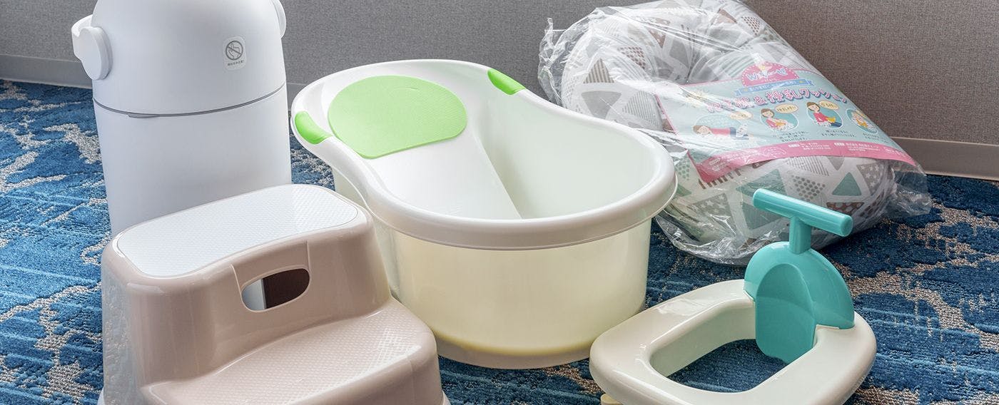 充実の貸し出しアイテム