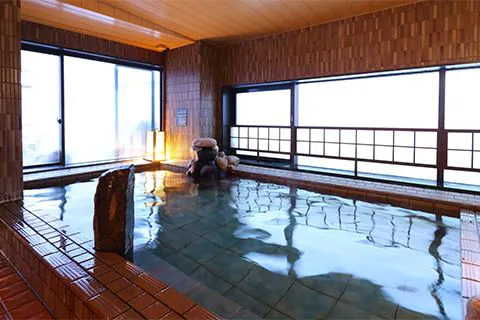 น้ำพุร้อนธรรมชาติ Tenhoku no Yu