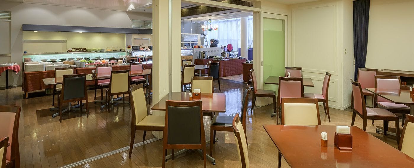 朝食バイキング会場