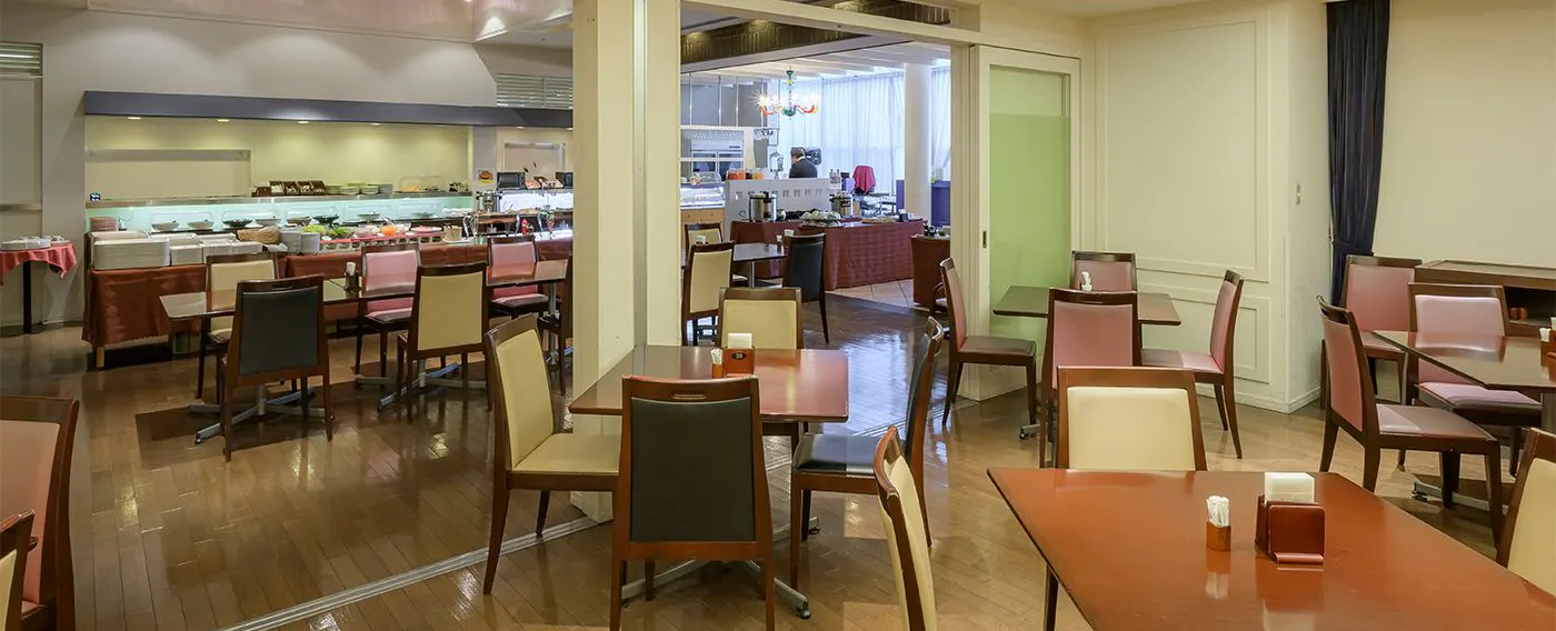 朝食バイキング会場