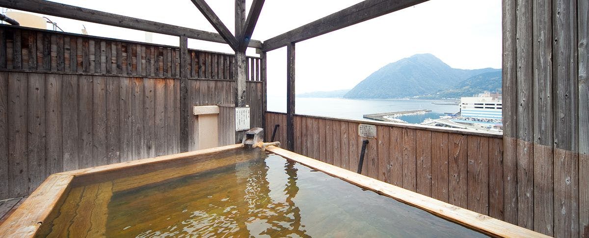 屋上露天風呂